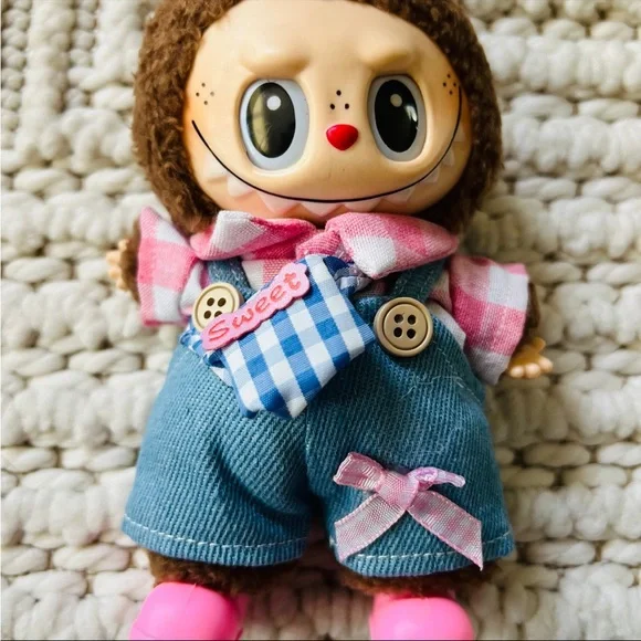 Adorable Labubu Doll with Pink Shoes - Picture 3 of 4